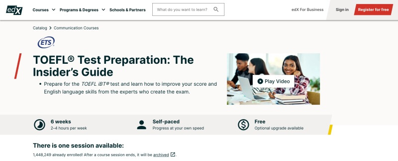 TOEFL® Test Preparation- The Insider’s Guide