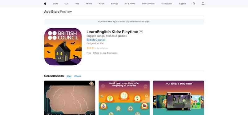 Learn English Kids（ラーンイングリッシュキッズ：プレイタイム）