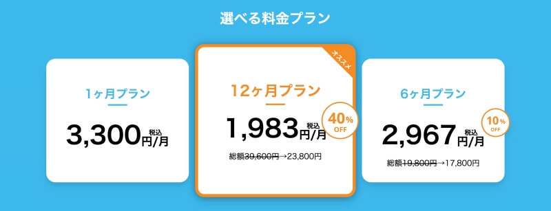 AI英会話スピークバディアプリの料金プラン